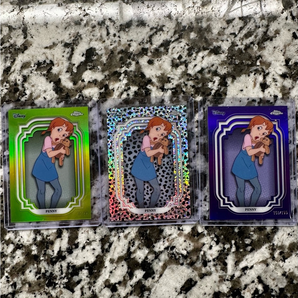 2024 Topps Chrome Disney Penny Lot of 3 (199, 101, 99)